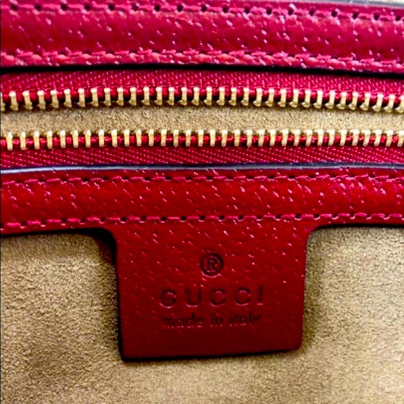 Gucci Boston Tian Medium Blooms Multicolor 38294 Brown Gg Supreme Canvas Satchel - Picture 12 of 12